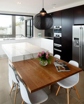 开放式厨房中岛吧台设计的专业方法与技巧